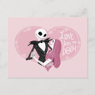 Nightmare Before Christmas   Love You To Death Postcard