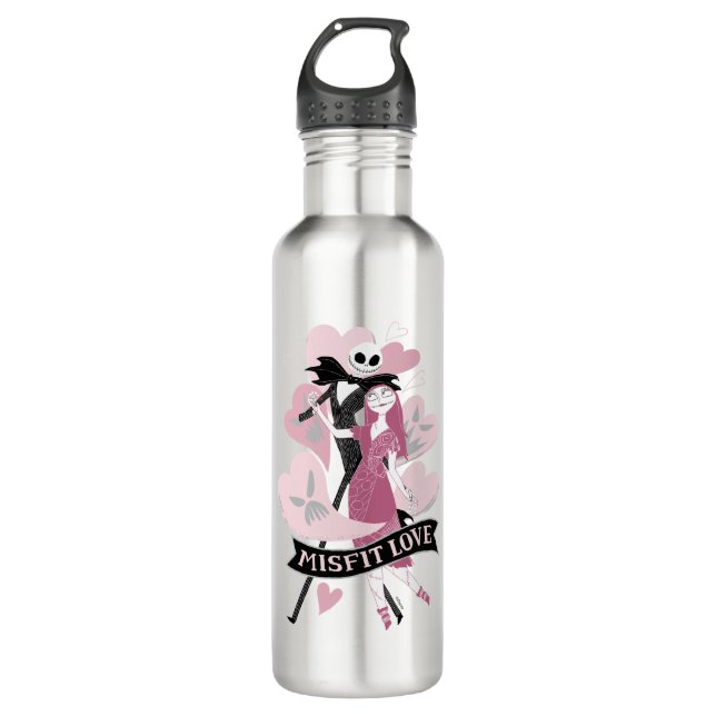 Nightmare Before Christmas | Misfit Love 710 Ml Water Bottle (Front)