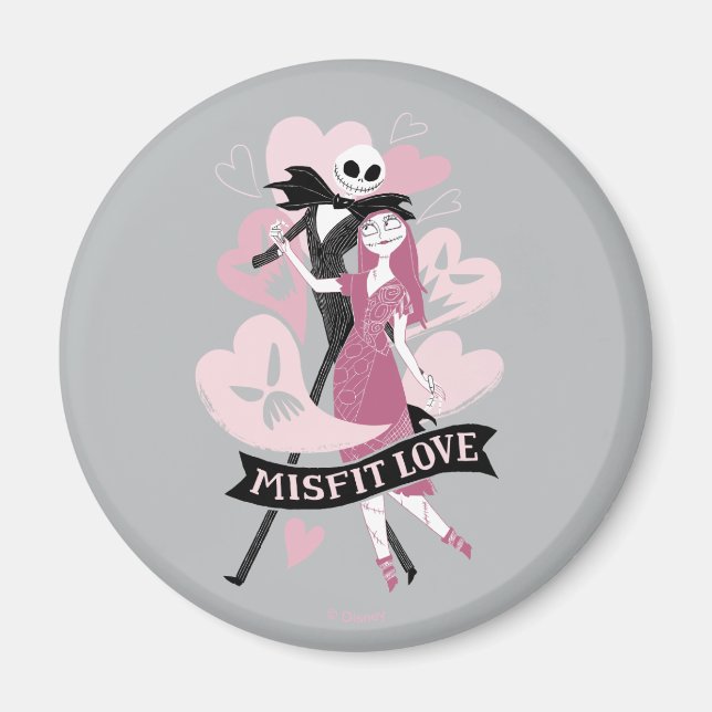 Nightmare Before Christmas | Misfit Love Magnet (Front)