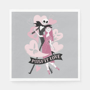 Nightmare Before Christmas   Misfit Love Napkin