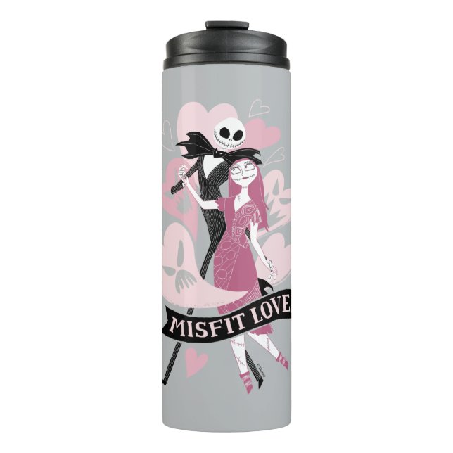 Nightmare Before Christmas | Misfit Love Thermal Tumbler (Front)