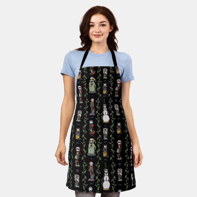 Nightmare Before Christmas | Nutcracker Pattern Apron (Worn)