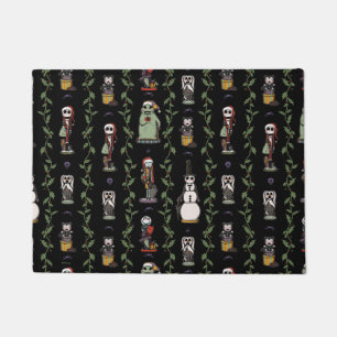 Nightmare Before Christmas   Nutcracker Pattern Doormat