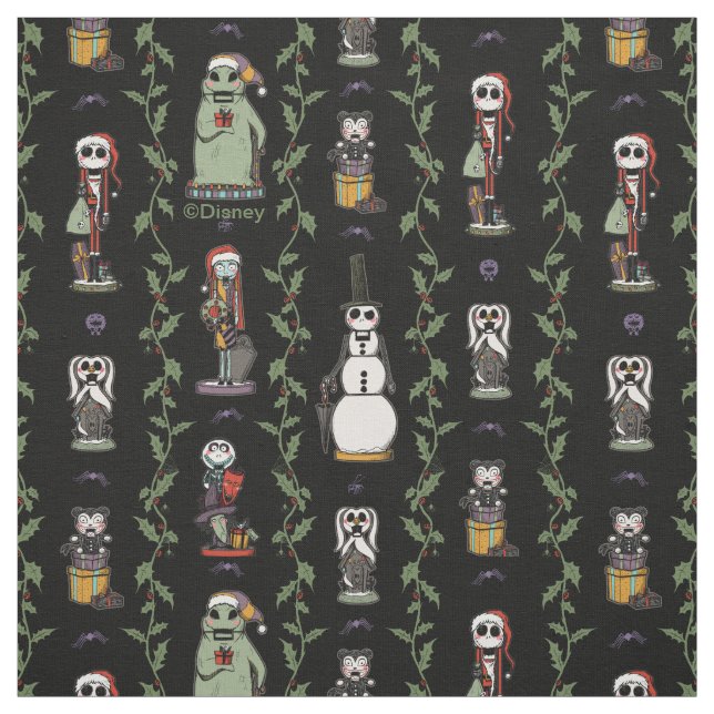 Nightmare Before Christmas | Nutcracker Pattern Fabric (Swatch)