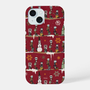 Nightmare Before Christmas Nutcracker Pattern iPhone 15 Case