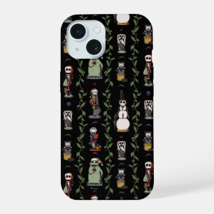 Nightmare Before Christmas Nutcracker Pattern iPhone 15 Case
