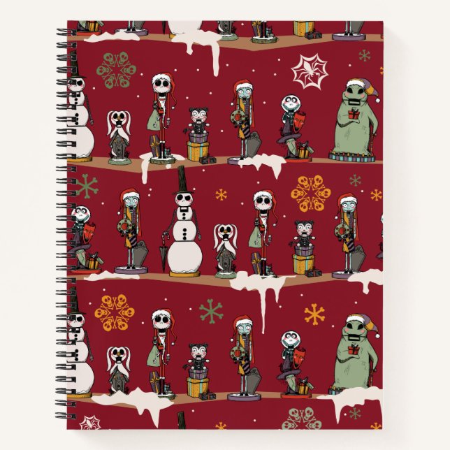 Nightmare Before Christmas Nutcracker Pattern Notebook (Front)