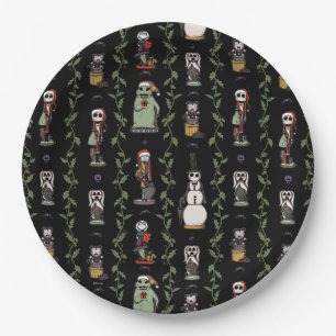 Nightmare Before Christmas   Nutcracker Pattern Paper Plate