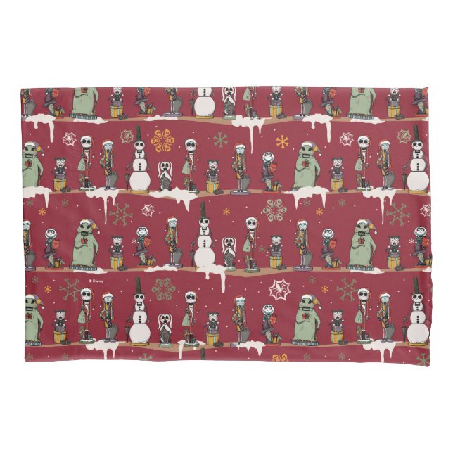 Nightmare Before Christmas Nutcracker Pattern Pillowcase (Front)