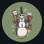 Nightmare Before Christmas | Nutcracker Trio Classic Round Sticker<br><div class="desc">Check out this super scary and fun The Night Before Christmas design.</div>