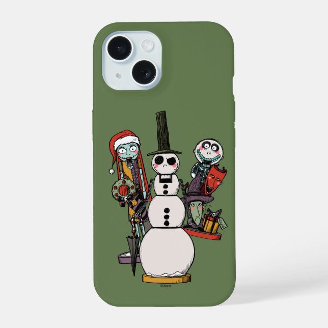 Nightmare Before Christmas | Nutcracker Trio iPhone 15 Case (Back)