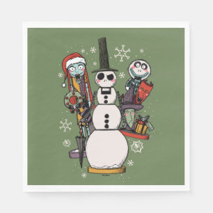 Nightmare Before Christmas   Nutcracker Trio Napkin