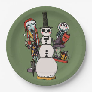Nightmare Before Christmas   Nutcracker Trio Paper Plate