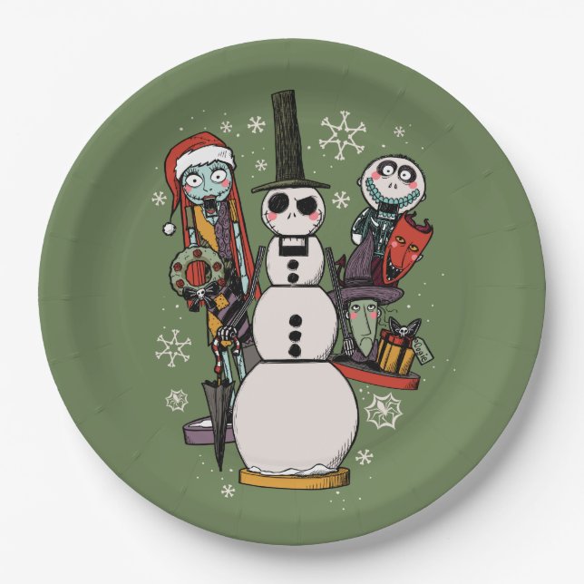 Nightmare Before Christmas | Nutcracker Trio Paper Plate (Front)