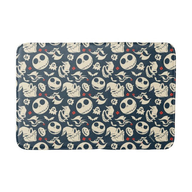 Nightmare Before Christmas | Oh What Joy - Pattern Bath Mat (Front)