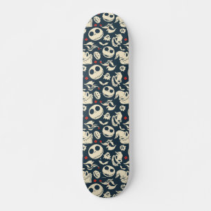 Nightmare Before Christmas   Oh What Joy - Pattern Skateboard