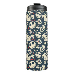 Nightmare Before Christmas   Oh What Joy - Pattern Thermal Tumbler