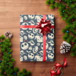 Nightmare Before Christmas | Oh What Joy - Pattern Wrapping Paper<br><div class="desc">Wrap your gifts in a hauntingly festive style with this Disney Nightmare Before Christmas "Oh What Joy" pattern wrapping paper. Featuring beloved characters like Jack Skellington, Sally, and Zero, this design blends eerie charm with holiday cheer, inspired by Tim Burton’s cult classic. The repeating pattern showcases whimsical Christmas elements with...</div>