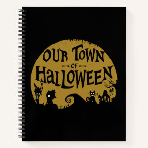 Nightmare Before Christmas   Our Town Of Halloween Notebook