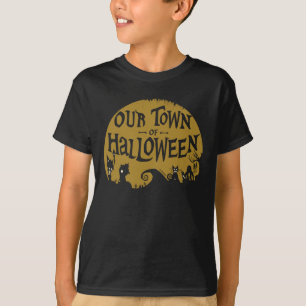 Nightmare Before Christmas   Our Town Of Halloween T-Shirt