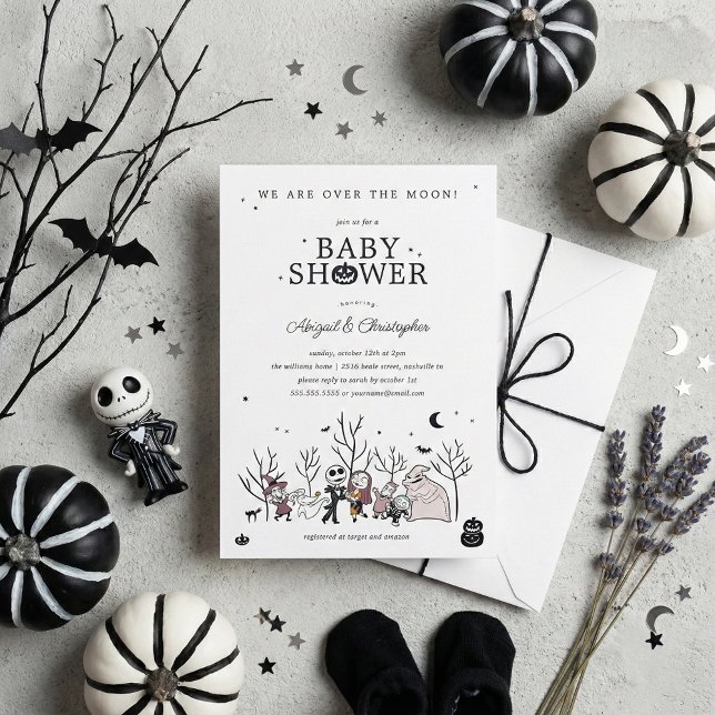 Nightmare Before Christmas Over the Moon  Invitation (Creator Uploaded)