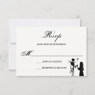 Nightmare Before Christmas - RSVP Card
