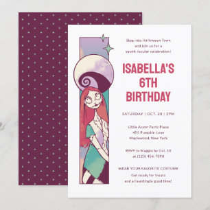 Nightmare Before Christmas Sally Birthday Invitation
