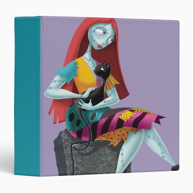 Nightmare Before Christmas | Sally & Cat Sitting Binder (Front/Spine)