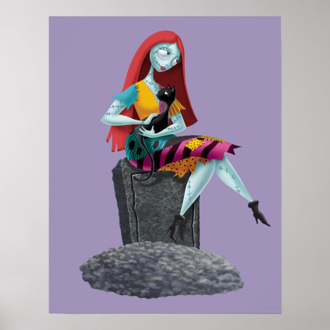 Nightmare Before Christmas | Sally & Cat Sitting Poster (Front)
