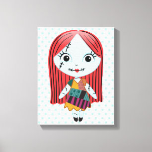 Nightmare Before Christmas   Sally Emoji Canvas Print