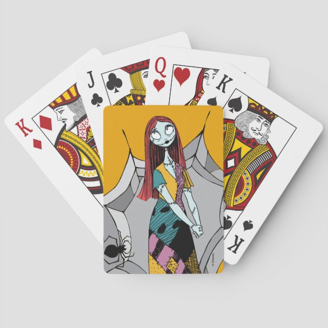 Nightmare Before Christmas Sally Playing Cards (Back)
