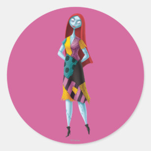 Nightmare Before Christmas   Sally Standing Classic Round Sticker