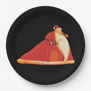 Nightmare Before Christmas Santa Claus Paper Plate
