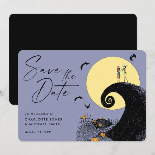 Nightmare Before Christmas Save the Date Invitation