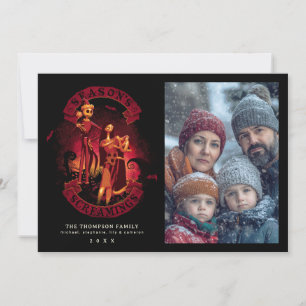 Nightmare Before Christmas   Season's Screamings Holiday Card