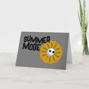 Nightmare Before Christmas Summer Mode Card