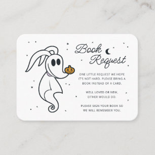 Nightmare Before Christmas - Zero Book Request Place Card