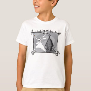 Nightmare Before Christmas   Zero in Cemetery T-Shirt