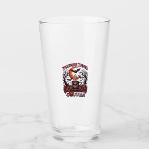 Nightmare Before Coffee Halloween Skull Mug Ghost  Glass