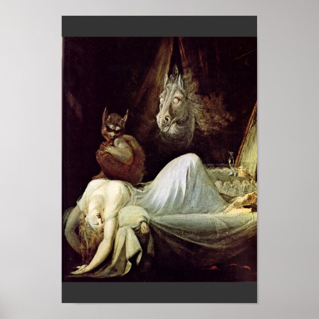 Nightmare By Füssli Johann Heinrich (Best Quality) Poster (Front)