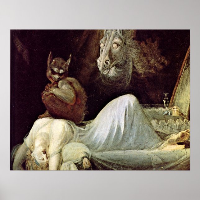 Nightmare by Henry Fuseli Poster (Front)