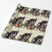 nightmare christmas krampus wrapping paper (Unrolled)