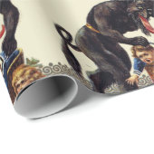 nightmare christmas krampus wrapping paper (Roll Corner)