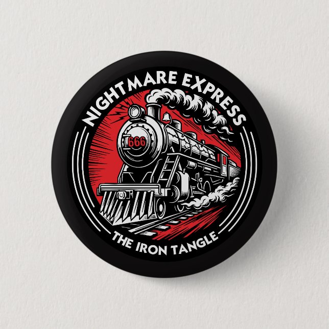 Nightmare Express | Dungeon Crawler Carl 2 Inch Round Button (Front)