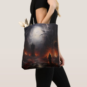 Nightmare Landscape Tote Bag