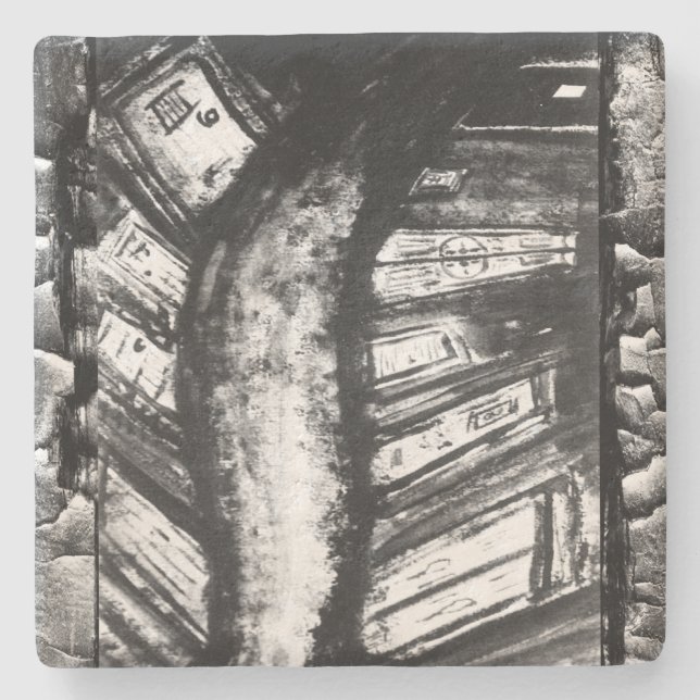 Nightmare Path Stone Coaster (Front)
