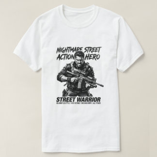 Nightmare Street Action Hero Tactical Warrior  T-Shirt