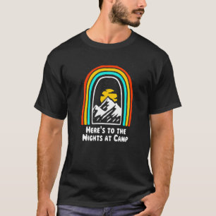 Nights At Camp Camping Forest Camper Woods Vacatio T-Shirt