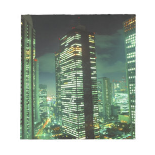 Nightscape, Shinjuku, Tokyo, Japan Notepad