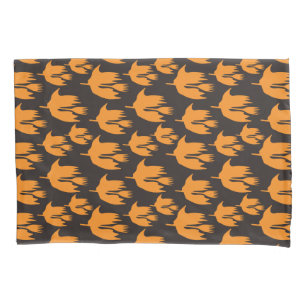 Nighttime Broom Ride - seamless Halloween pattern Pillowcase